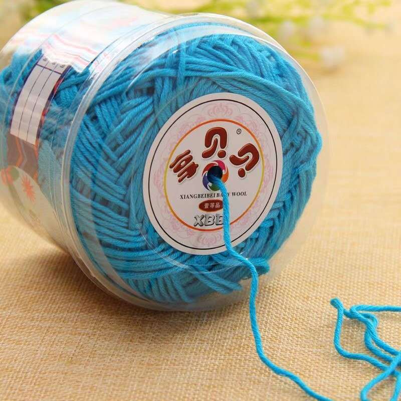 澳洲彩棉毛线团 纯棉宝宝线 手编围巾发带毛线 流苏 多股情人棉|ms