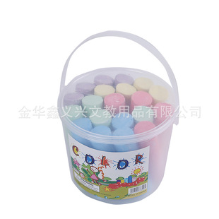 Factory direct supply sidewalk 105mm chalk barrel color chalk set 20 Wholesale