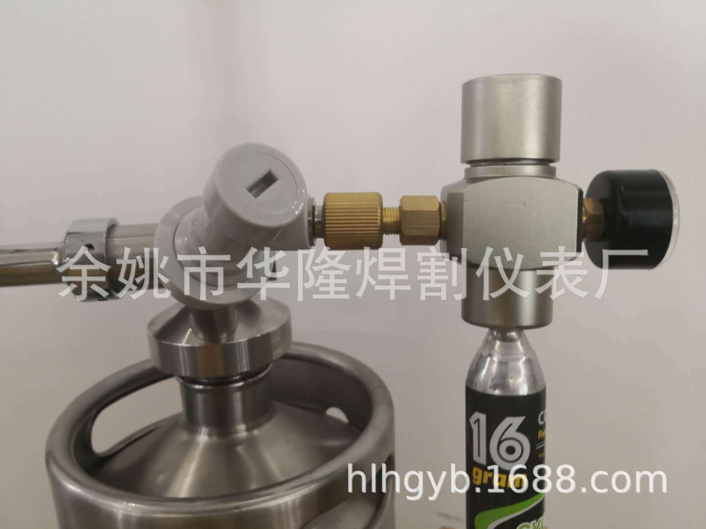 抛弃式气瓶水族二氧化碳表