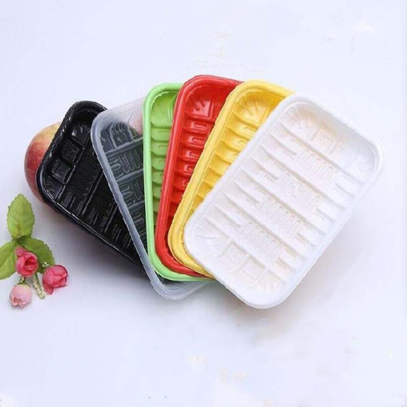 1912一次性塑料pp食品生鲜托盘超市水果蔬保鲜冷冻熟食打包盒整箱