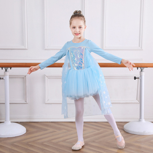 Girls kids Ballet dance tutu skirt ballet practice clothes for toddlers drama fairy cosplay costume chorus princess performance dresses