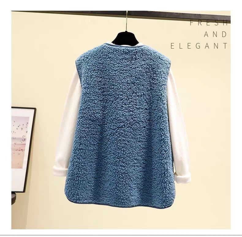 Gilet femme en laine d agneau - Ref 3434602 Image 25