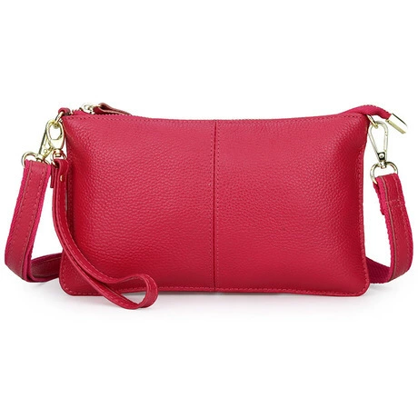 Leather one-shoulder bag, small clutch bag, Amazon, cowhide