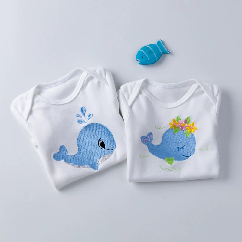 Cute children's bodysuit for men and women, doll, with embroidery, new collection, 0-2 years, with short sleeve, (Physicals), children's clothing