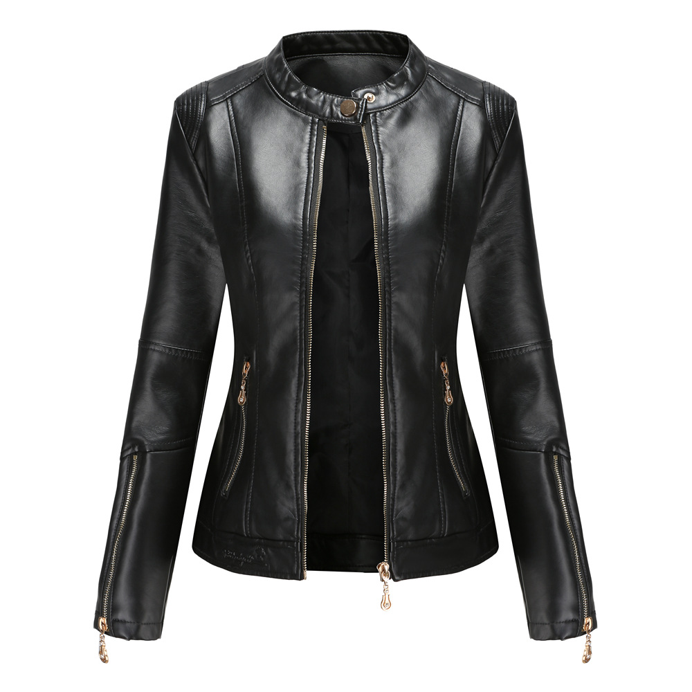 Veste cuir femme en PU - Ref 3447592 Image 3