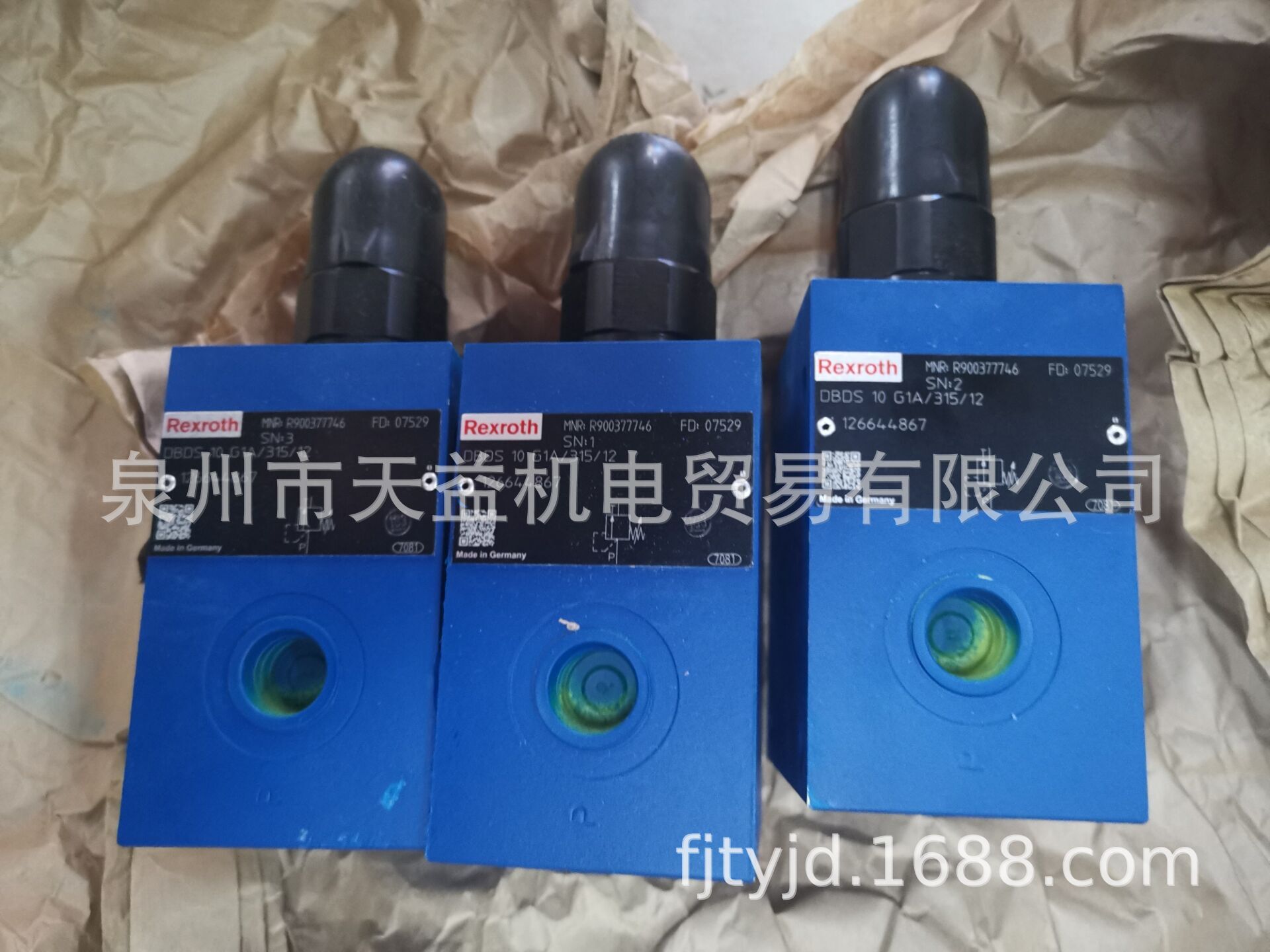 DBDS10G1A 315 12   力士乐制动式溢流阀-天益机电供应液压气动