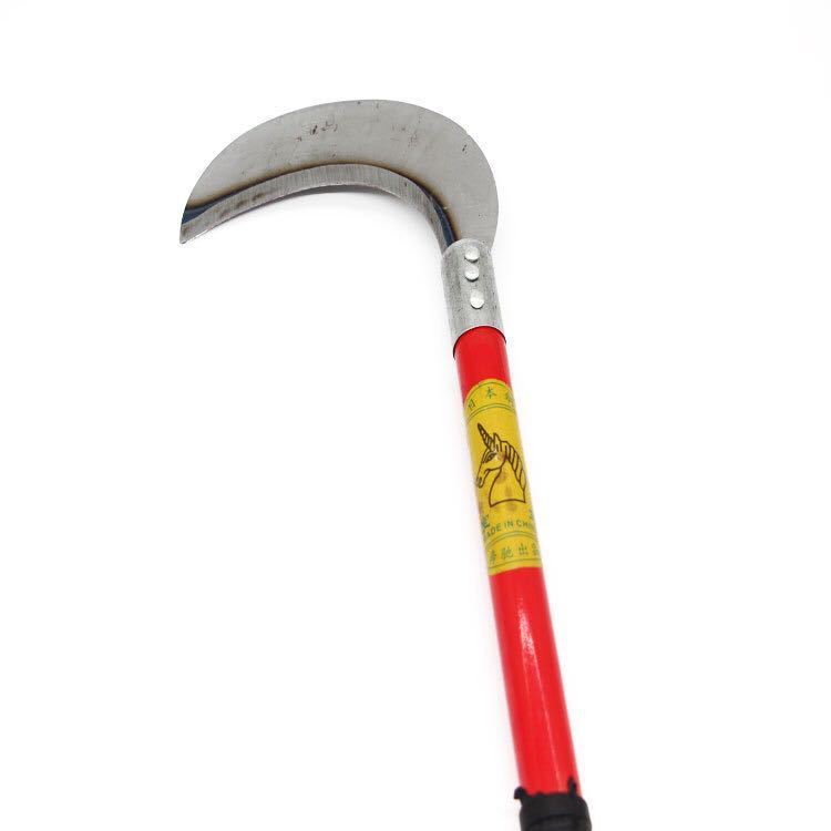 园林工具 镰刀农用工具割草具铁柄宽扇开封刀刃镰刀批发