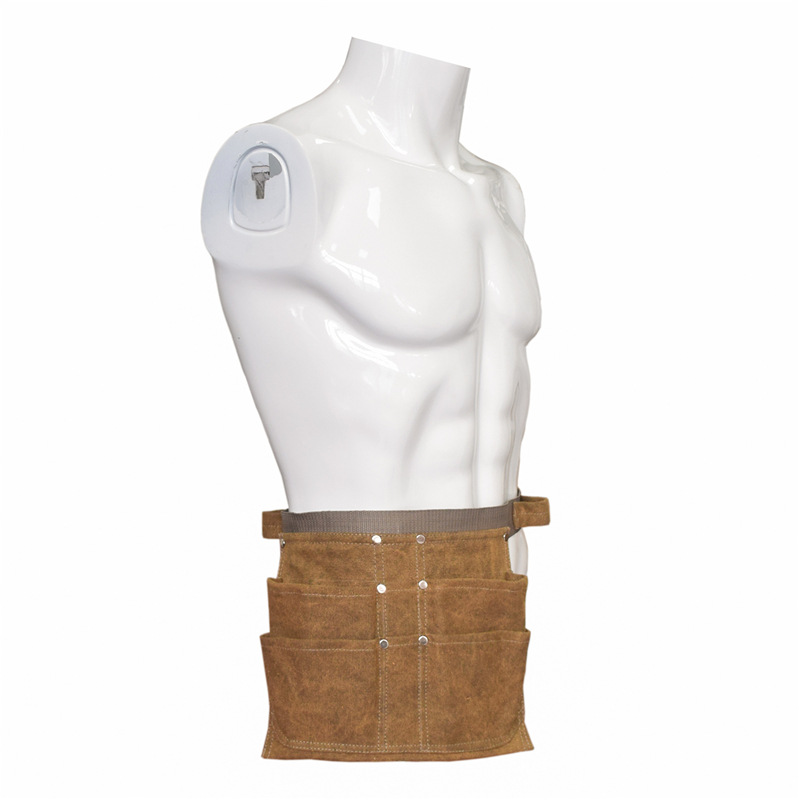 漫天多功能腰包 泥色耐磨 防水过蜡帆布工具腰包 维修安装工具包