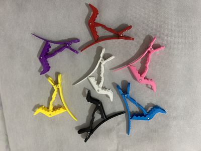 發廊燙發工具鴨嘴夾美發用品夾鳄魚夾塑料理發工具染發套裝夾子