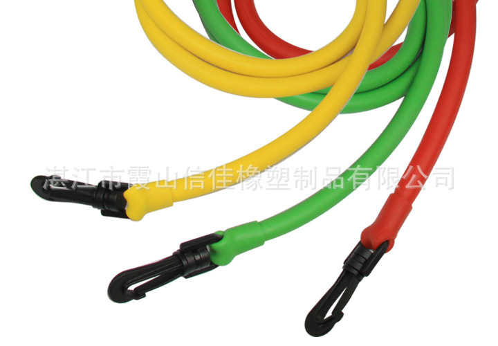 厂家供应 训练用拉力绳 高回弹橡胶乳胶弹力绳