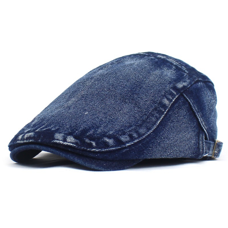 Washed Denim Beret Men's and Women's Fashion Casual Cap 2020 Yama Forward Cap AliExpress Cap