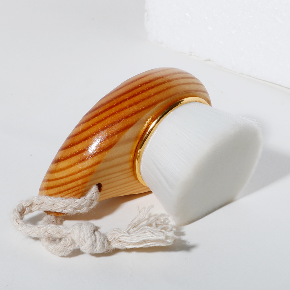 Beech Wooden Handle Facial Cleansing Brush display picture 2