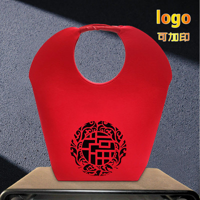 厂家定做礼品手提包实用毛毡无纺布袋中秋节月饼手提礼品包可印刷|ms