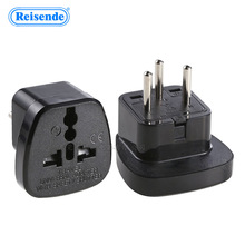 SS-14 厂家直销丹麦专用孔三极插头高台中东埃及以色列转换插座