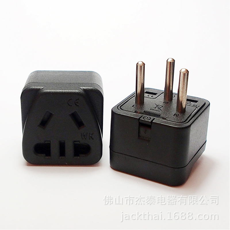 以色列轉換插頭 新國標插座轉以色列插頭 烏拉圭電源轉換器 中東