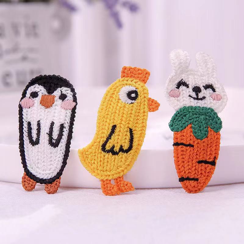 Yes Quantity Cute Sweet Kid'S Women's Animal Cartoon Knit Hair Clip