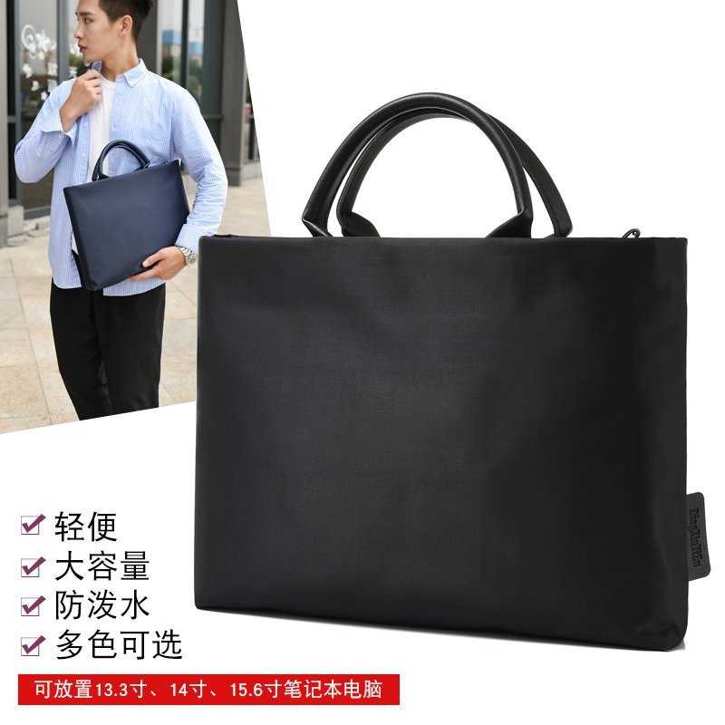 Korean Style Fashionable Laptop Bag, Business Document Bag, White-Collar Briefcase, Student School Bag, Simple Handbag
