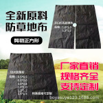 防草布园艺无纺布地布除草布盖草抑草地膜透气保湿可降解果树果园
