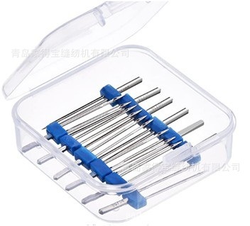 household Electric multi-function Sewing machine Syringe needle Double needle)[Stainless steel+Plastic][STEEL] Plastic box