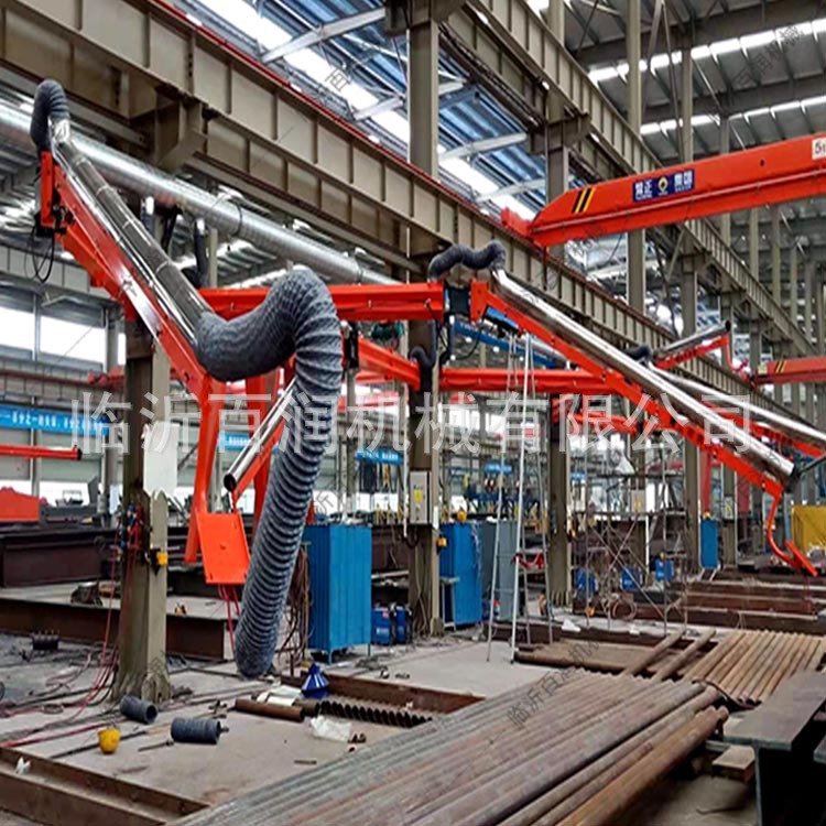 二氧化碳保护焊接吸尘臂XCB-600B型配有自由悬停吸烟回收管道