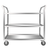 Вагон-ресторан из нержавеющей стали, универсальная тележка для коммерческого использования