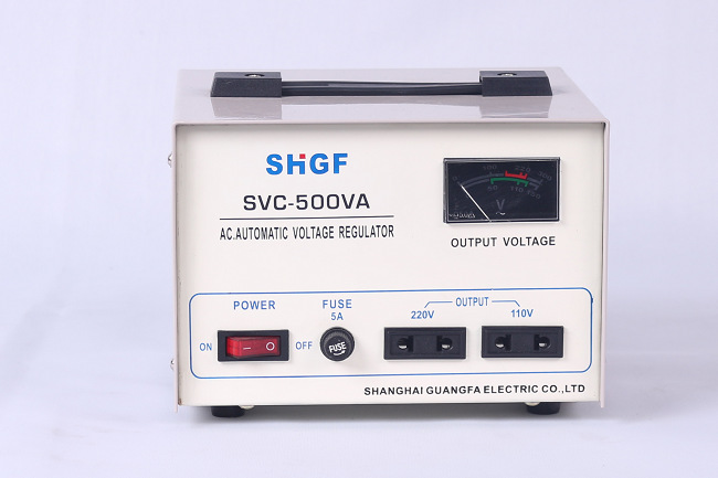 广伐高精度全自动家用稳压器500W/TND(SVC)-500VA电脑电视带110V