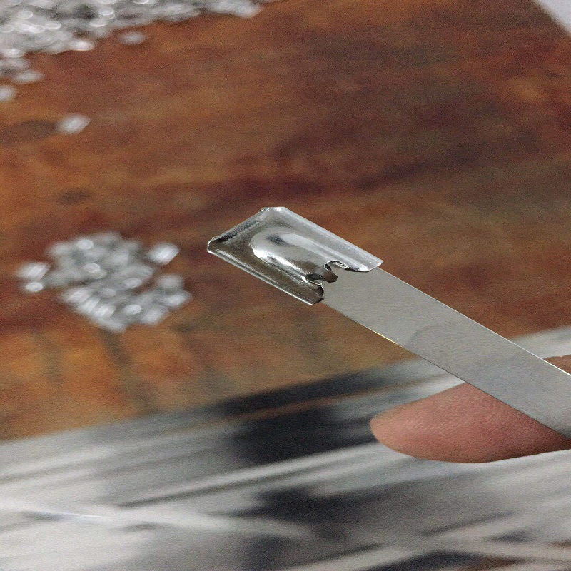 厂家制作不锈钢扎带杆号牌绑带不锈铁箍带有1米1米2各种规格