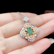 Ůʿ S925�y� �18K�׽��S���pɫ���� �E�A5*7mm ���� �Ƕ ���