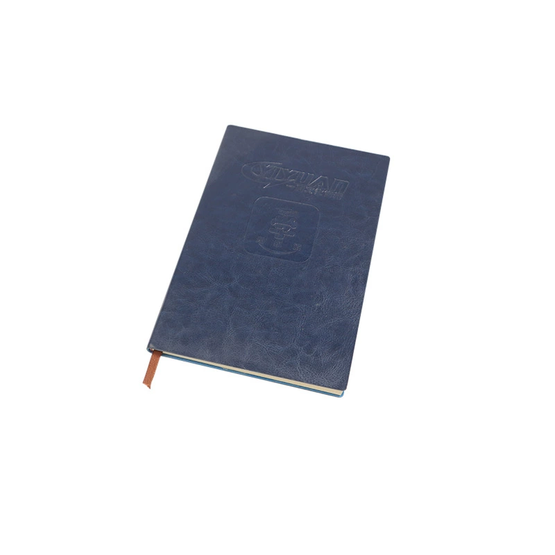 Толстый A5 кожаный ноутбук канцелярские товары горизонтальная линия универсальный бизнес-блокнот многофункциональная работа минималистская книга