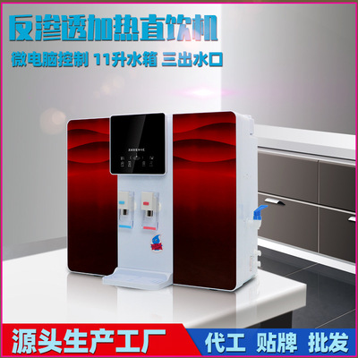 Hot and cold one Water purifier household kitchen Water purifier heating Direct drinking Water Purifier gules tycoon Water Purification