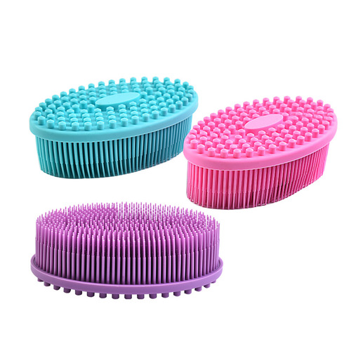 Silicone bath brush baby bath soft brush baby tactile training brush baby massage brush manufacturer wholesale