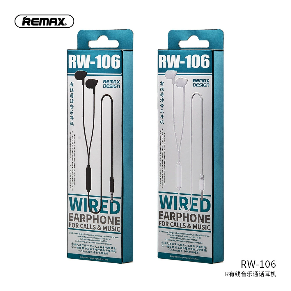 Rимакс/Руй Лянг R Кабель Музыкальные наушники мобильного пионера Ear 3.5mm Наушники оптом RW-106