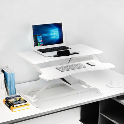 货源站立式可升降电脑桌折叠笔记本电脑支架桌上桌移动站立办公工作台批发