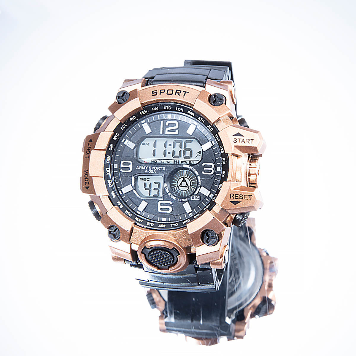 Moda de moda deportes al aire libre montañismo Kushang reloj de hombre estudiante masculino multifuncional reloj electrónico personalizado N1000