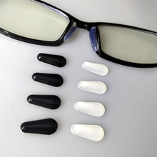 水滴形硅胶眼镜鼻托鼻垫太阳镜板材眼镜增高纺滑眼镜鼻垫眼镜配件