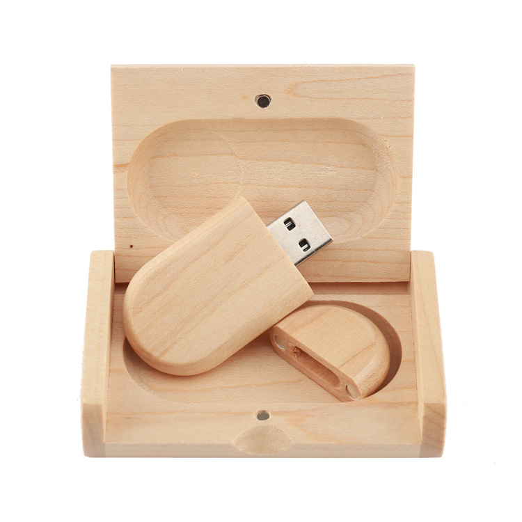 Wooden usb disk factory logo laser lette...