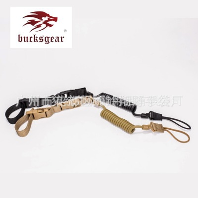 (2개) 뜨거운 판매 북미 전술 봄 총 로프 야외 군사 팬 다기능 스트랩 빠른 릴리스 끈 안전 로프