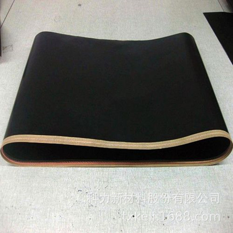 厂家直销特氟龙PTFE黑色高温布输送带