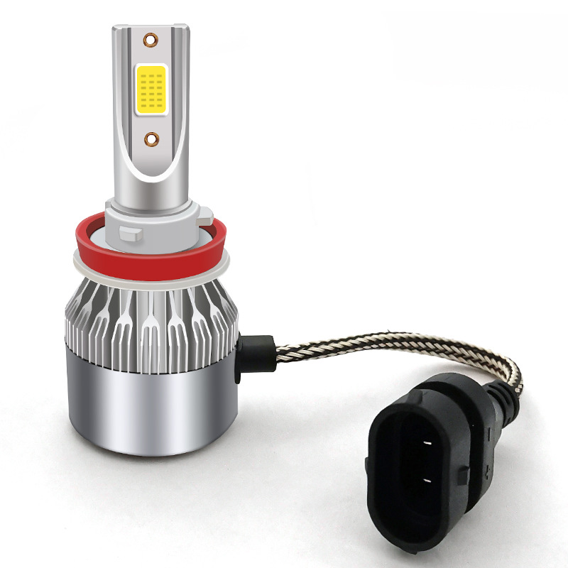 Cross-border best-selling C6 LED headlight for cars and motorcycles, ultra-bright aftermarket headlight H4 H7 H11 H13