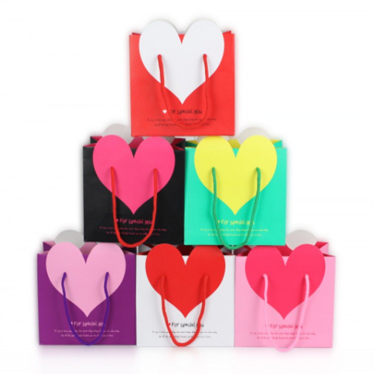 销售包装/终端包装礼品袋糖果定制回礼纸袋批发糖果色婚庆礼品