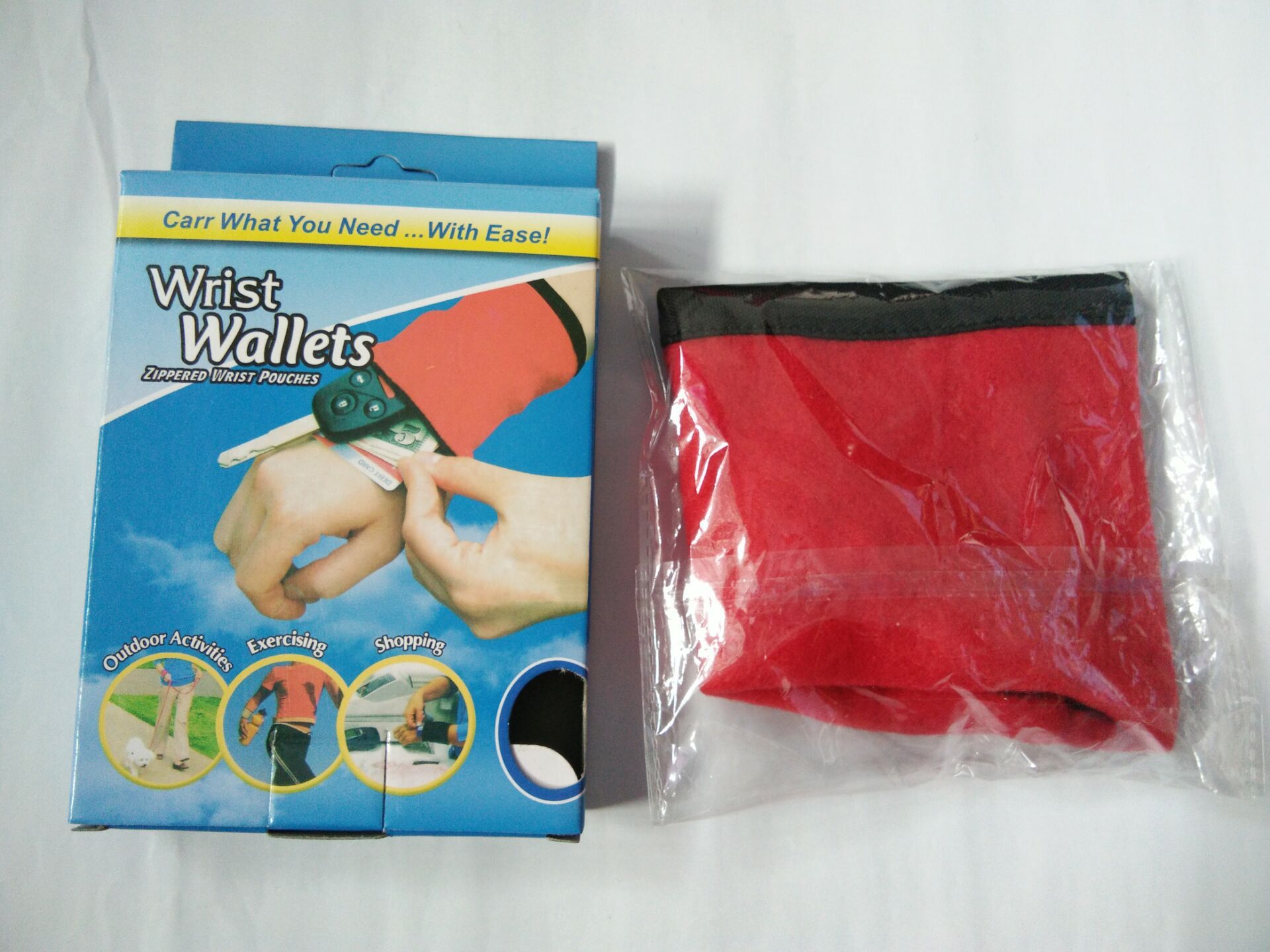 wrist wallets 运动户外手腕包 零钱钥匙包 吸汗手腕带现货