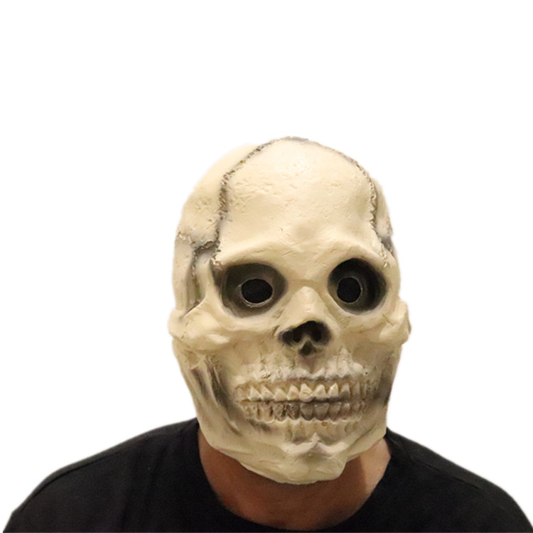 Máscara de cráneo de Halloween máscara de espuma de látex máscara de terror festival fantasma de miedo máscara facial completa ventas directas de fábrica