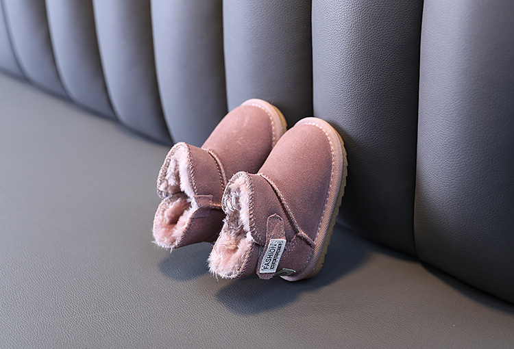 Baby vinterplysch 0-11 år gamla pojkar och flickor snö bomull promenadskor nyfödda babystövlar_voghion.com