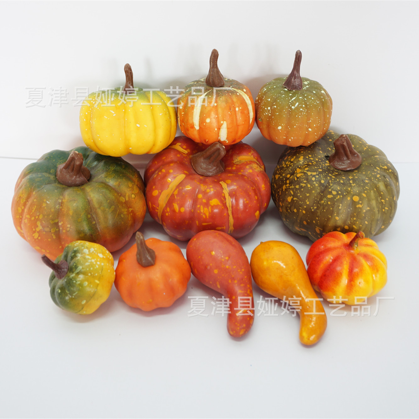 仿真南瓜果实秋天装饰万圣节秋季产品摆件拍照道具3cm4cm5cm10cm|ms