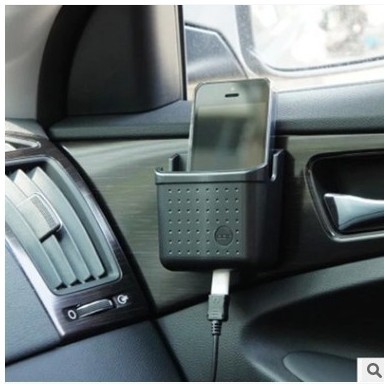 Suministros para automóviles caja de almacenamiento adhesiva caja de bolsa caja de almacenamiento caja de artículos diversos caja de teléfono móvil del coche titular de la caja interior