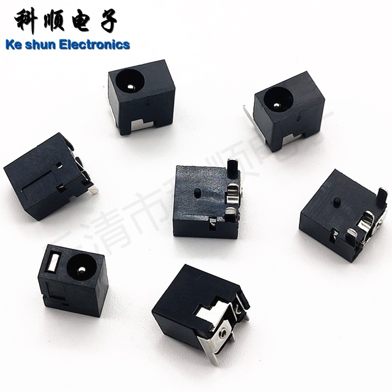 直流电源DC-006 插座接口母头3.5*1.3mm圆针1.3DC电源母座三脚
