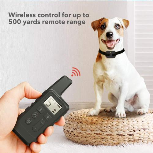 Pet Supplies Electronic Collar Waterproof 500m Remote Shock Vibration Warning Manufacturer's Private Model Dog Barking Control Device