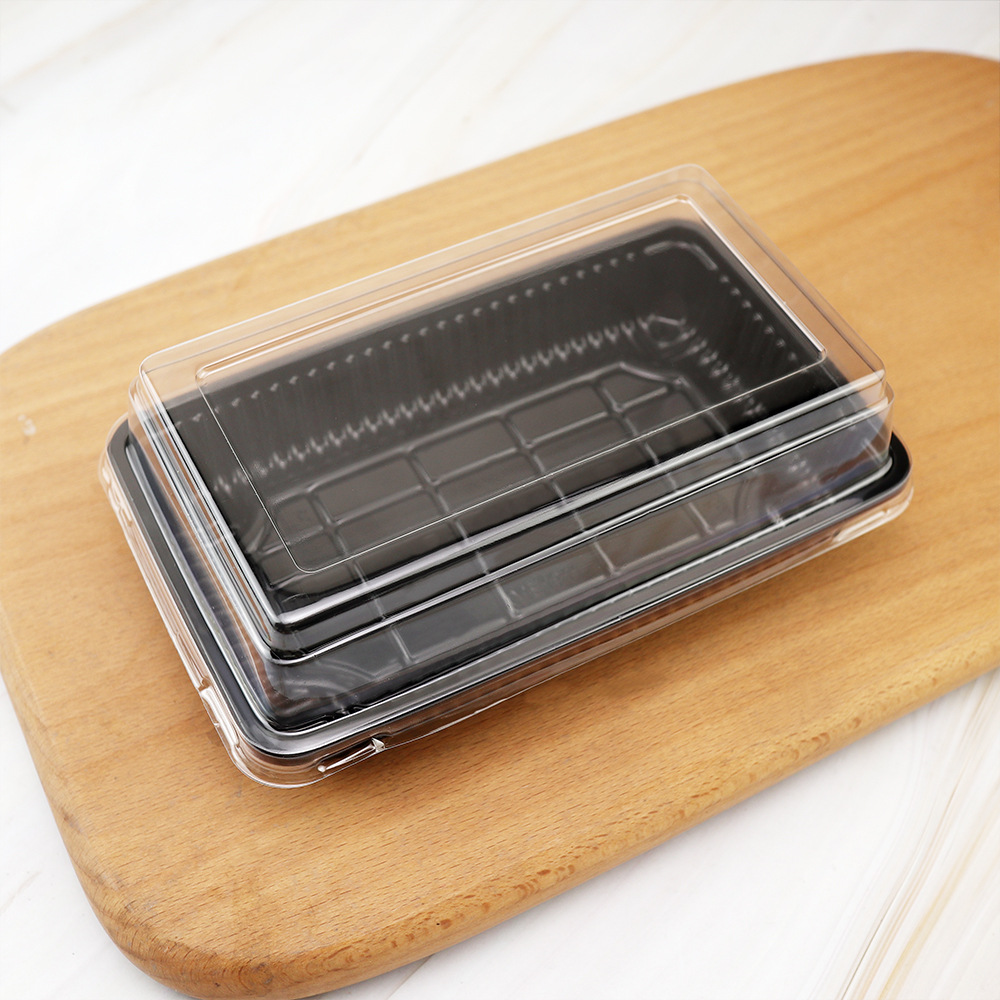 Caja de pan rectangular Tiandi cubierta pequeña pastel de fruta aguacate paquete de placas de plástico horneado West Point caja de regalo