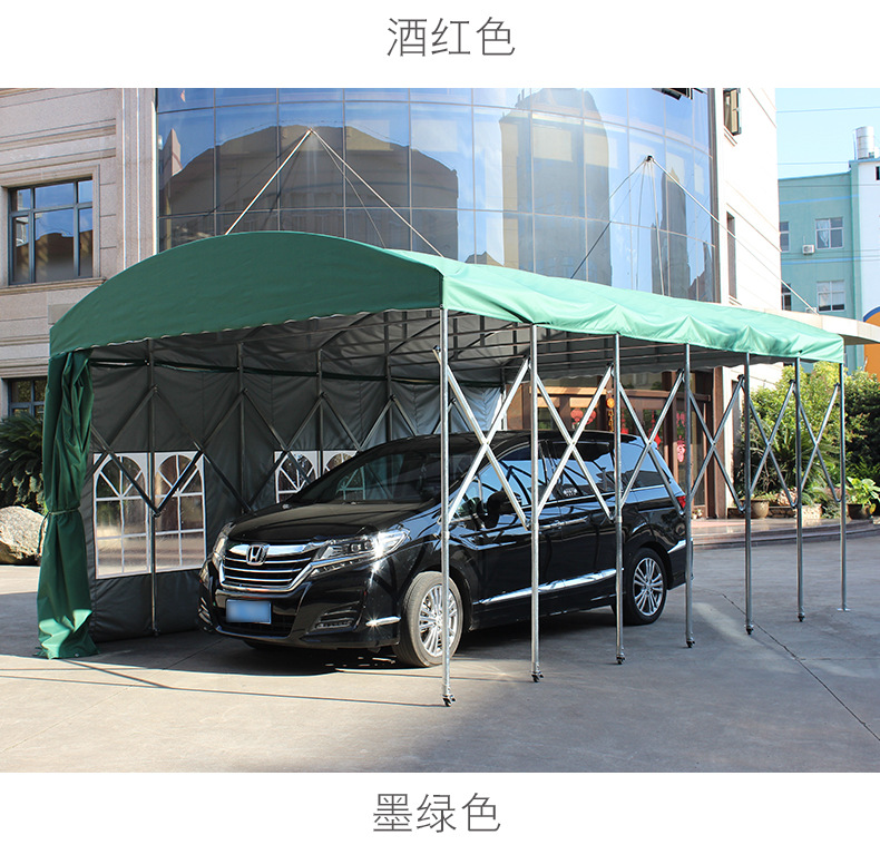 Ningbo Outdoor Sunshade Stall Folding Telescopic Canopy Shelter Canopy Push-Pull Canopy Activity Canopy Car Tent