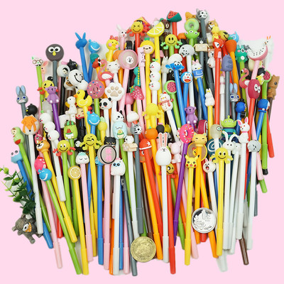 Manufactor Japan and South Korea originality Cartoon pen lovely Roller ball pen suit to work in an office Stationery student Set pen Carbon Black